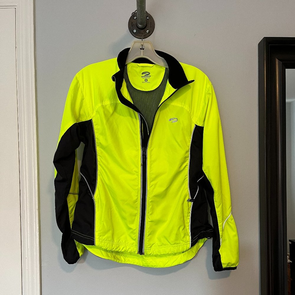 Neon Brooks Full-Zip Running Jacket